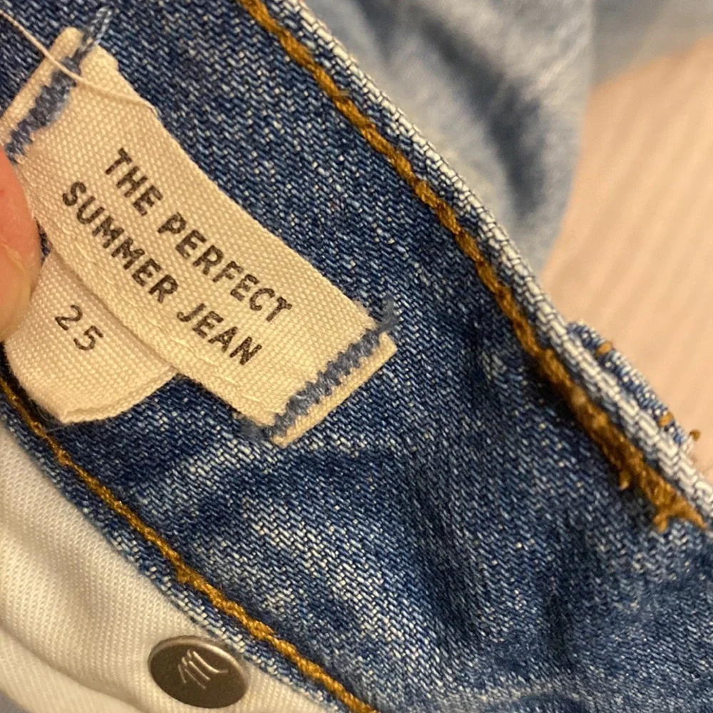 Madewell Denim Jeans with Contrast Stitching